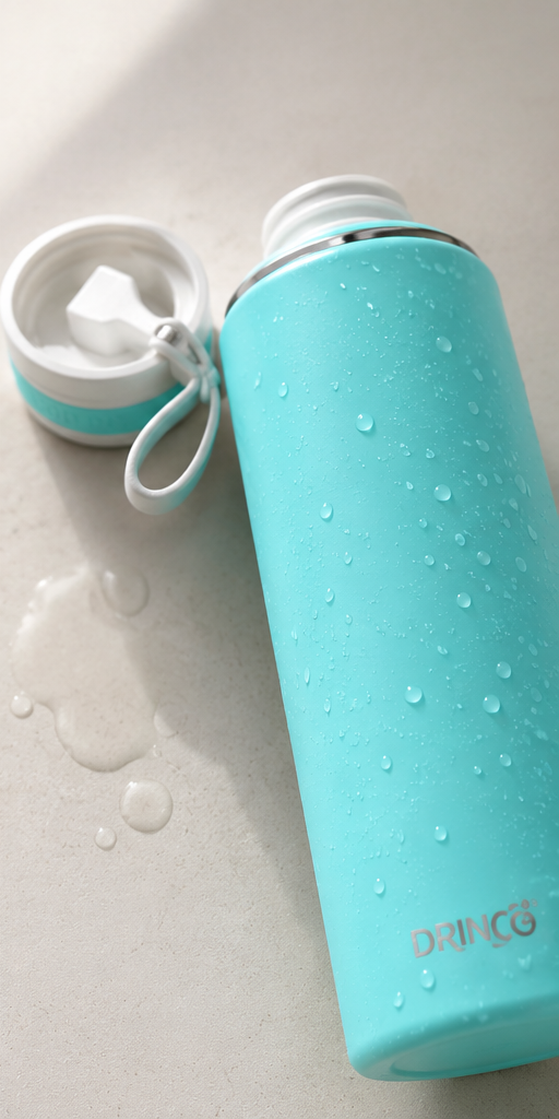 DRINCO® 22oz Stainless Steel Sport Water Bottle - Teal